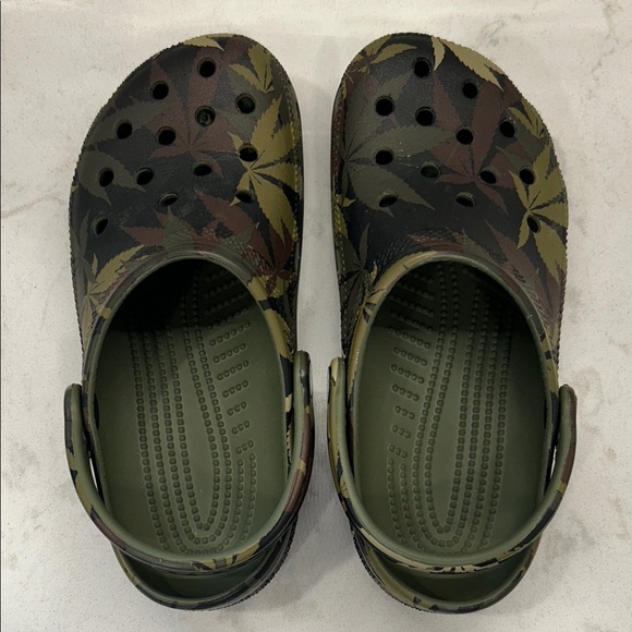 Crocs Unisex Adult Hemp Clog Camouflage Slip On - Picture 9 of 16